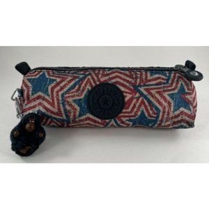 Kipling FABIAN Pen Pencil Cosmetic Bag Case AC3364 -610 Murica Stars